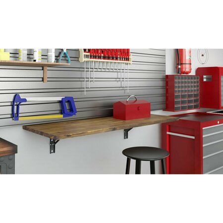 Duramax Spence 48in. Wall Mounted Folding Workbench / Table/ Desk 20in. x 48in. 68032